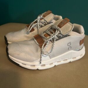 On Running  Cloudnova Athletic Shoes - White and Brown